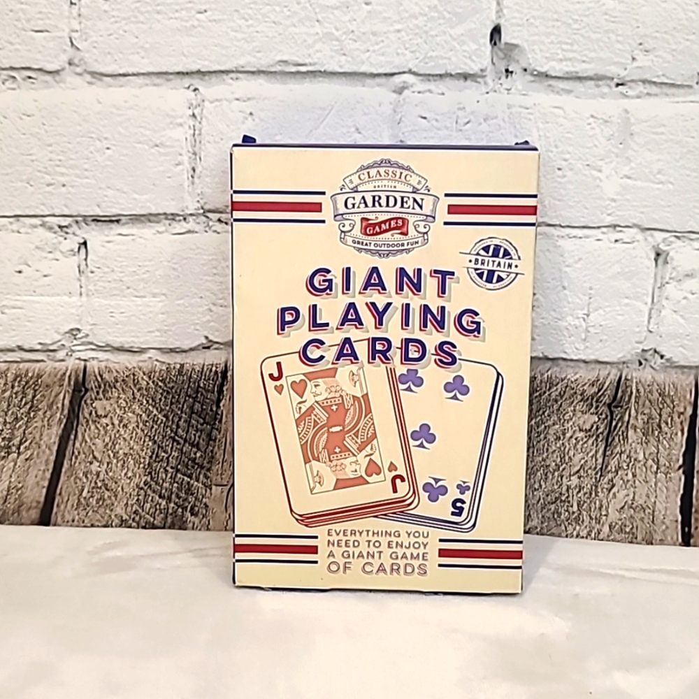 Professor Puzzle Giant/Large Playing Card Travel/Outdoor Game - NIB/NWT